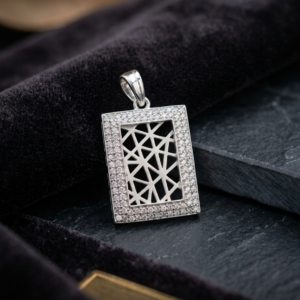 Square Zircon Pendant