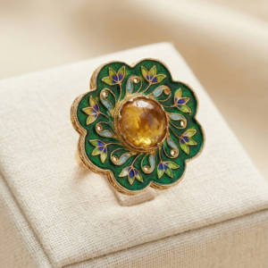 Surya Noor Meenakari Ring