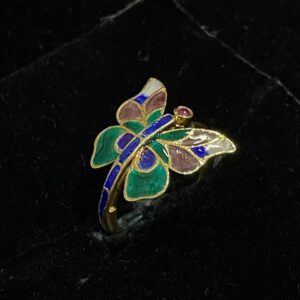 Papillon Noor Meenakari Ring